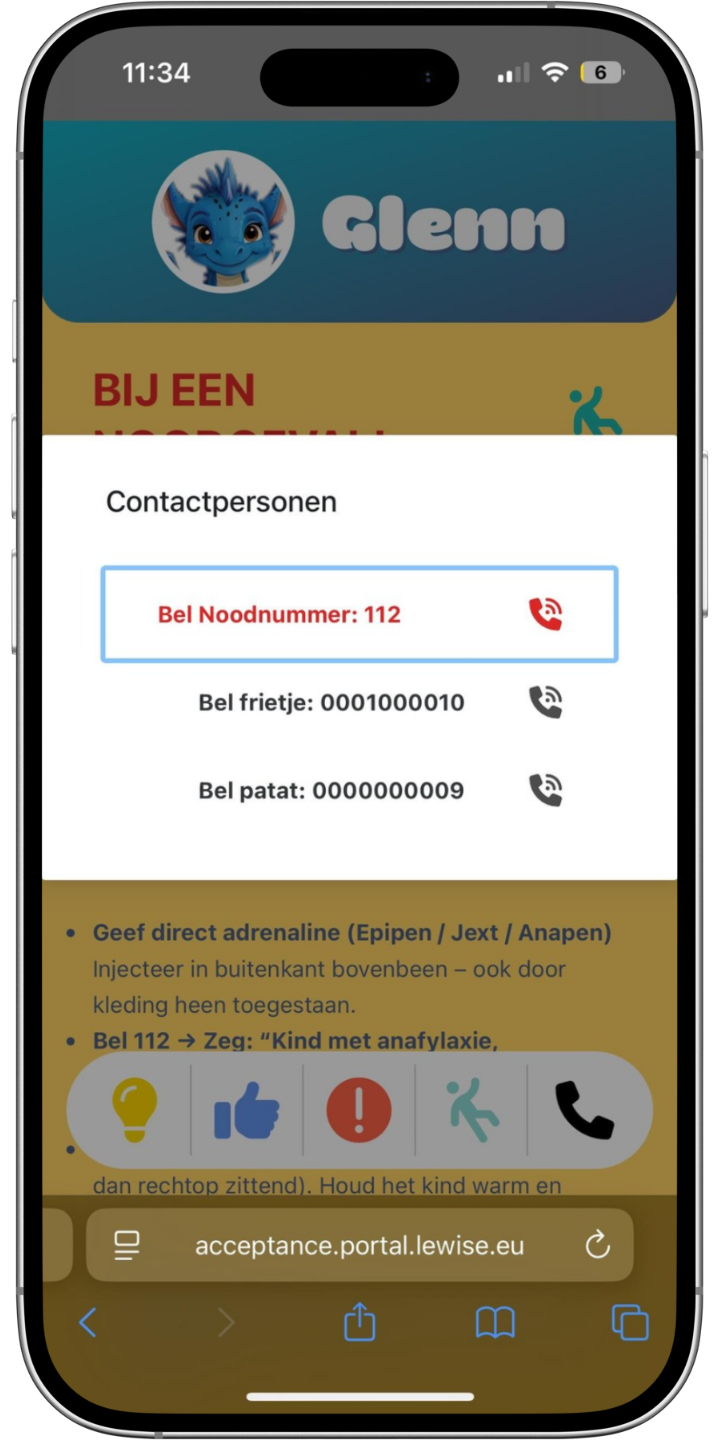 Persoonsgebonden noodplan altijd paraat